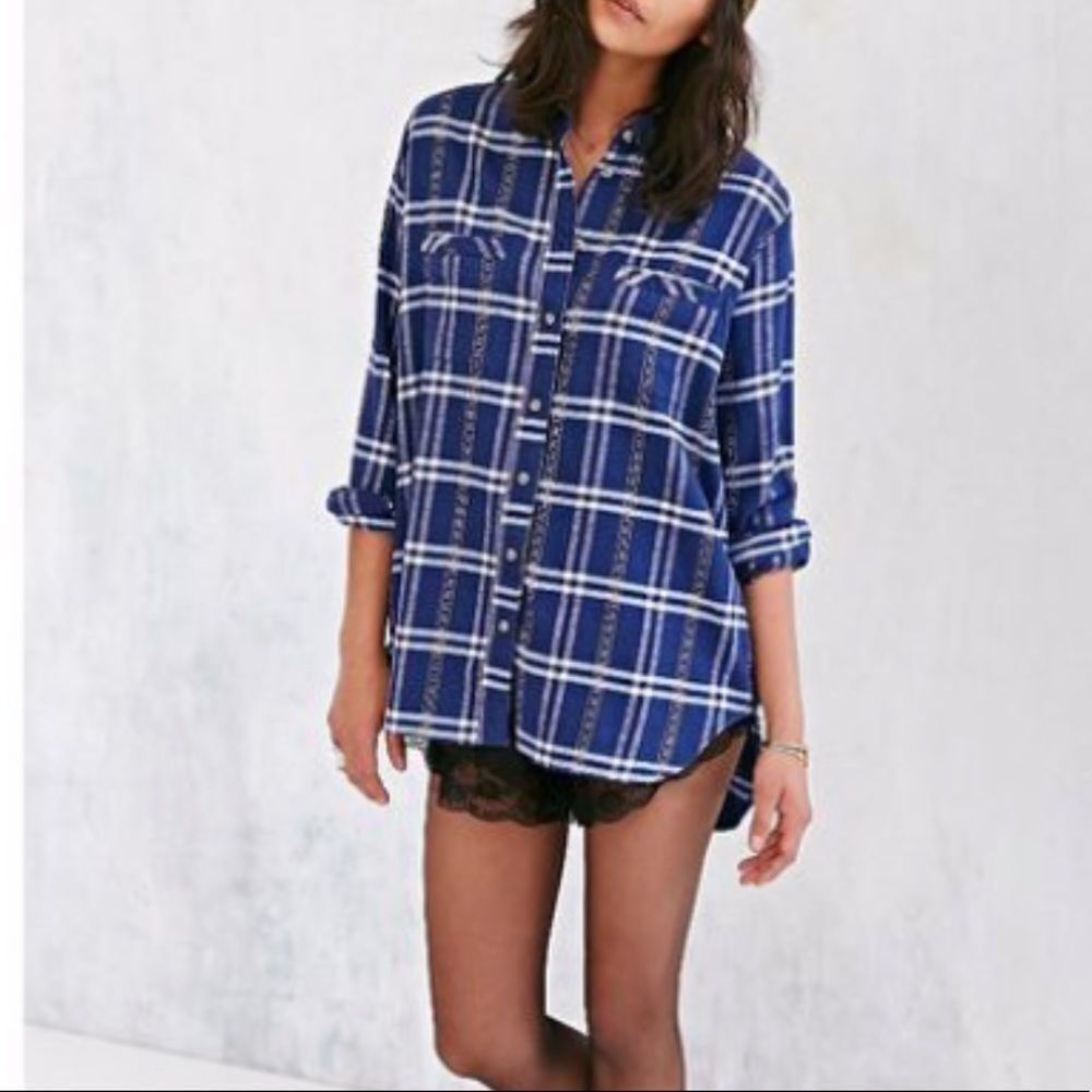 NWT UO BDG Nellie Oversized Button-Down Shirt